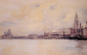  Canal Works - Entrance to the Grand Canal John Singer Sargent